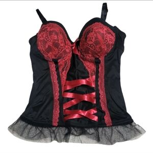 • black fuchsia lingerie •